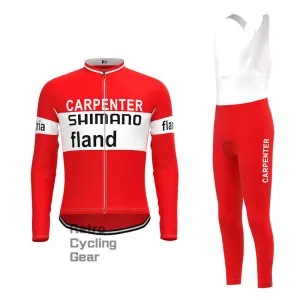 1972 SHIMANO Retro Long Sleeve Cycling Kit