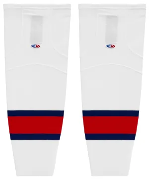 Athletic Knit (AK) HS2100-765 Lethbridge Hurricanes White Mesh Ice Hockey Socks