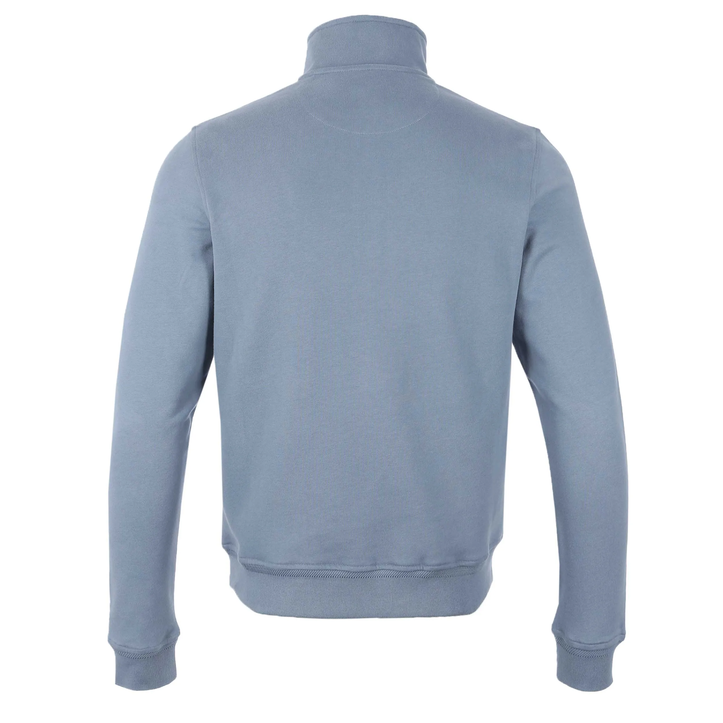 Belstaff Quarter Zip Sweat Top in Blue Flint