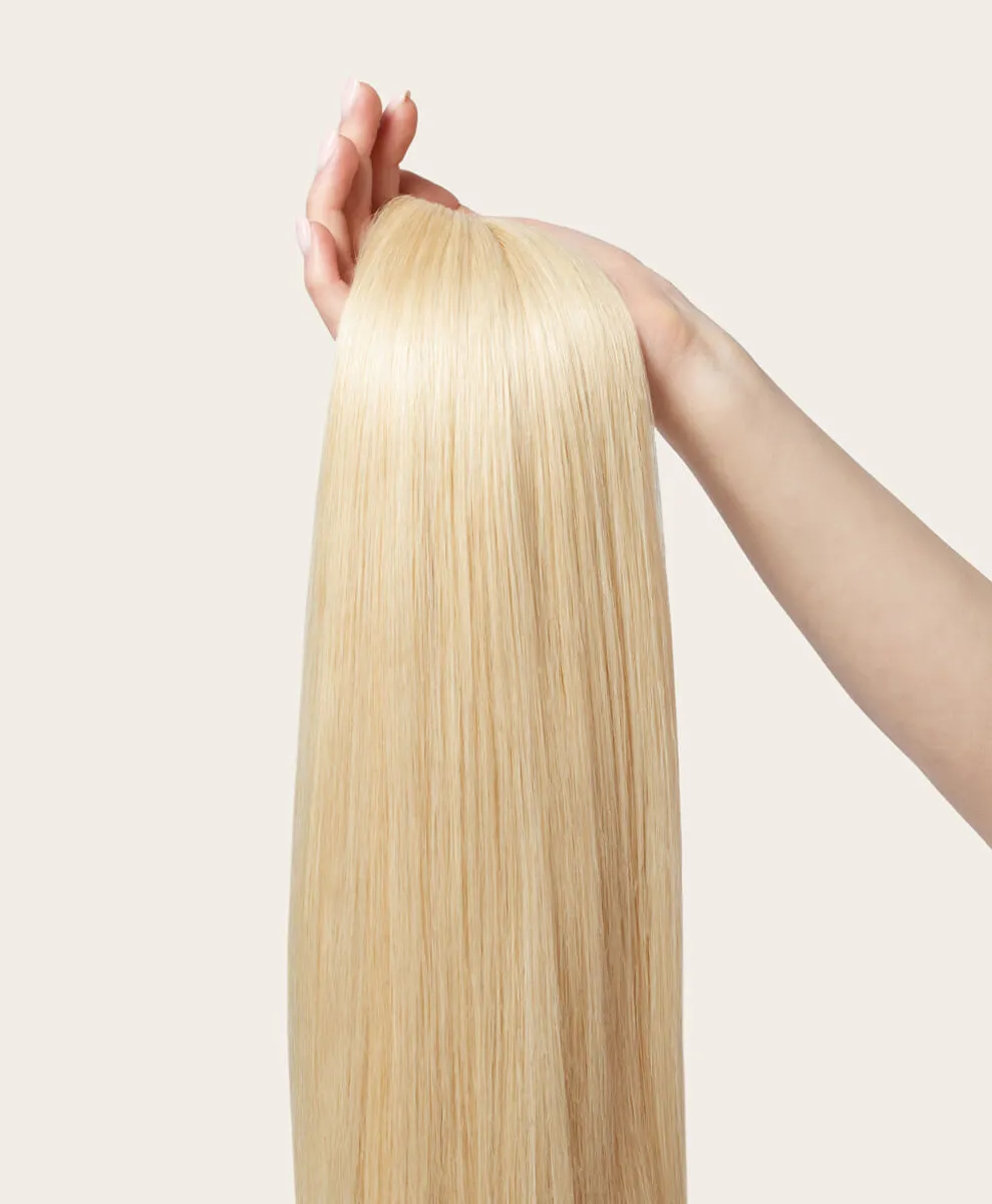 Bleached Blonde, 16" Classic Clip-In Hair Extensions, #60 | 100g