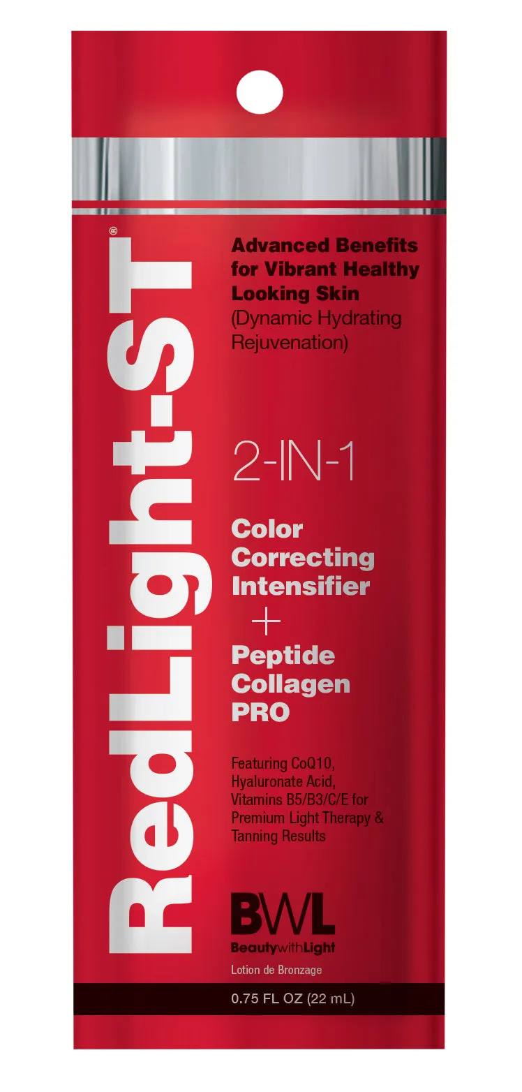 BWL: Red Light ST 2-in-1 Color Correcting Intensifier with Peptide Collagen Pro - Advanced Skin Revitalizing Serum