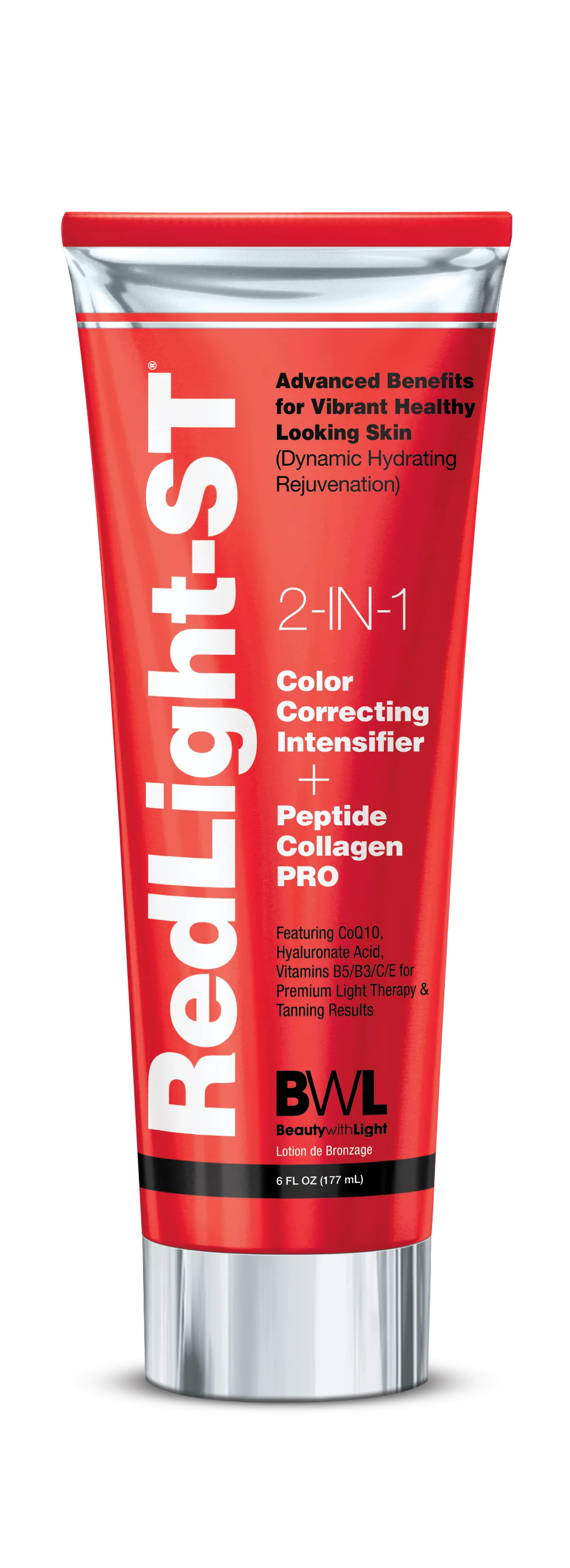 BWL: Red Light ST 2-in-1 Color Correcting Intensifier with Peptide Collagen Pro - Advanced Skin Revitalizing Serum