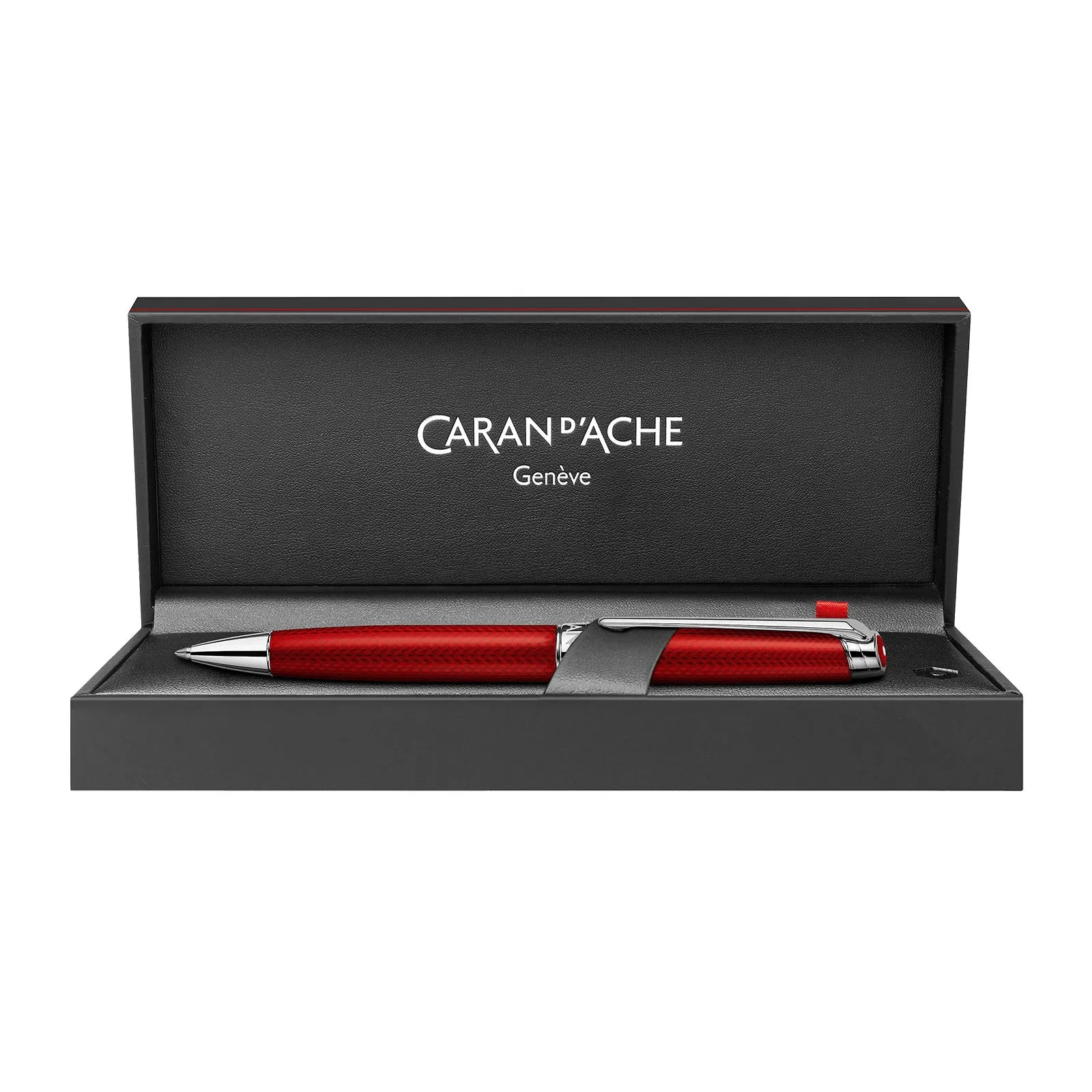 Caran d'Ache Leman Rouge Carmin Ballpoint Pen