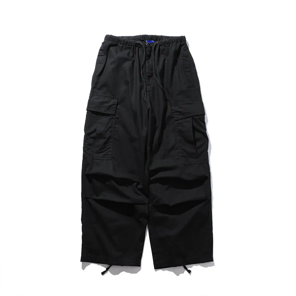 Cargo Joggers Pants with Drawstring Elastic Waist - Safari Style