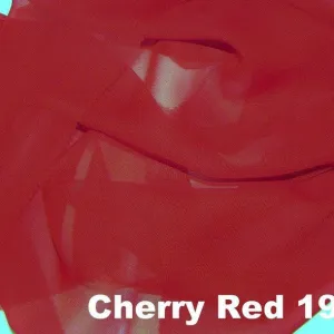 Chiffon Wholesale Fabric in Cherry Red 1902