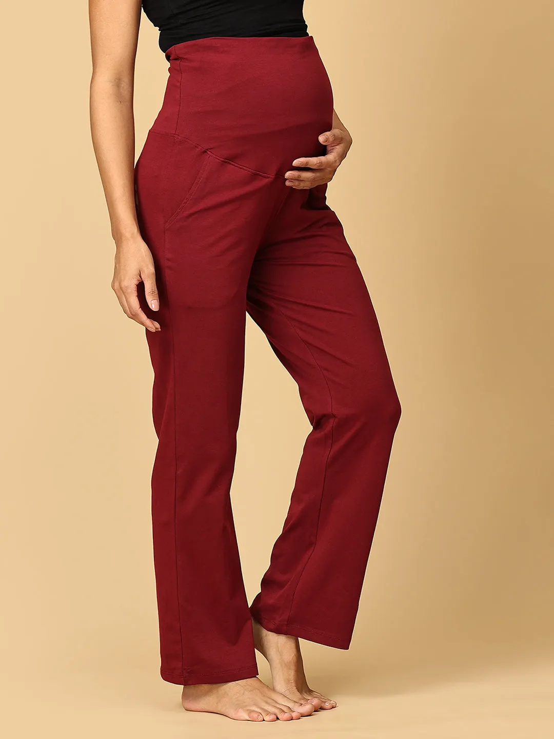 Comfy Maternity Trackpants Combo of 2