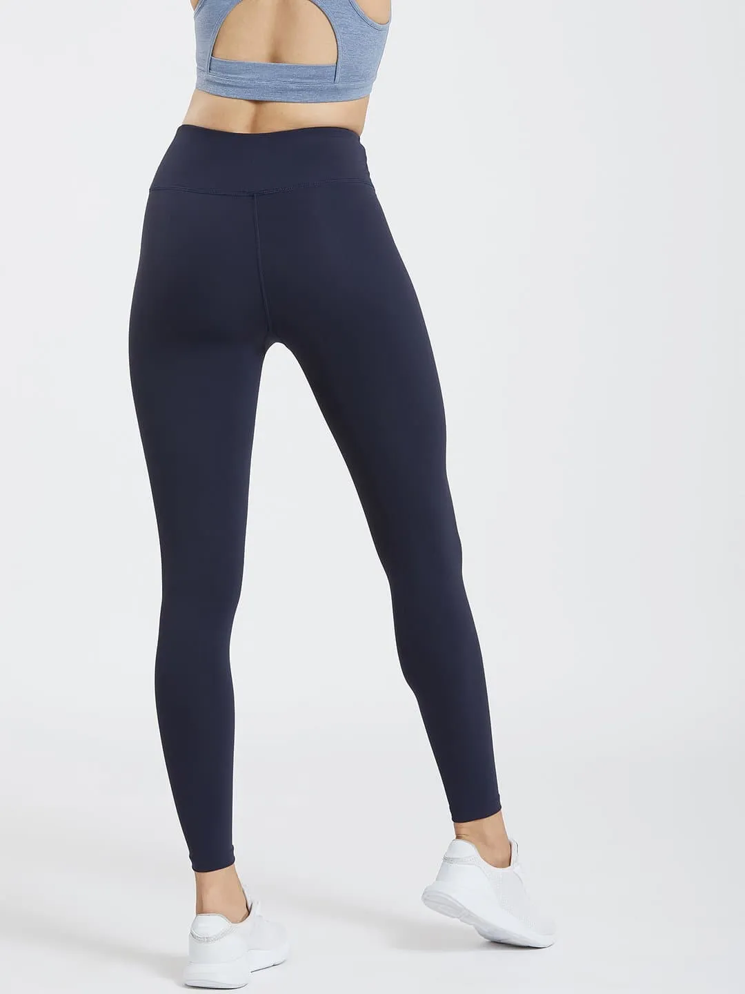 Creeluxe Flatter me True Navy Full Length Leggings