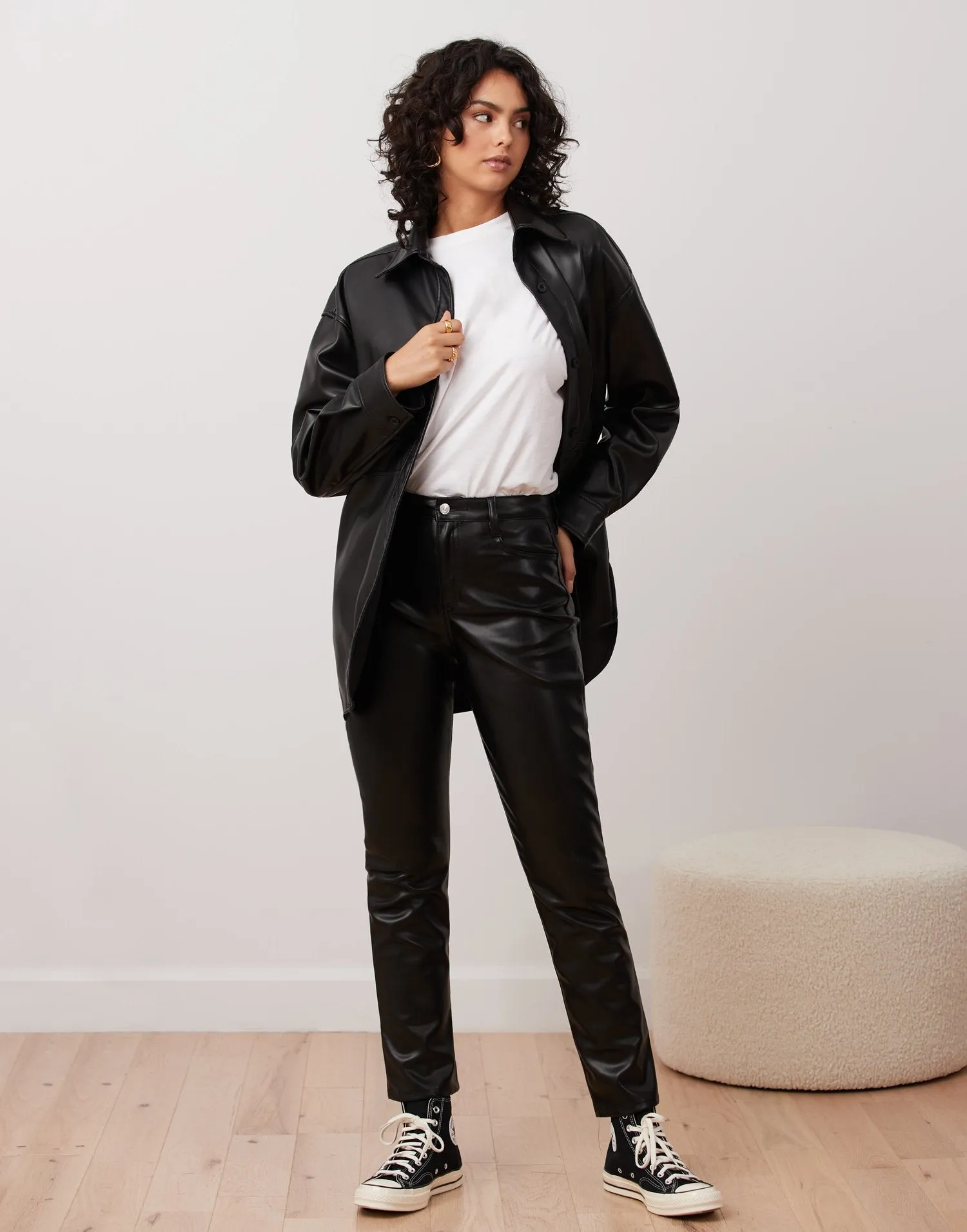 Emily Slim Leather Pant