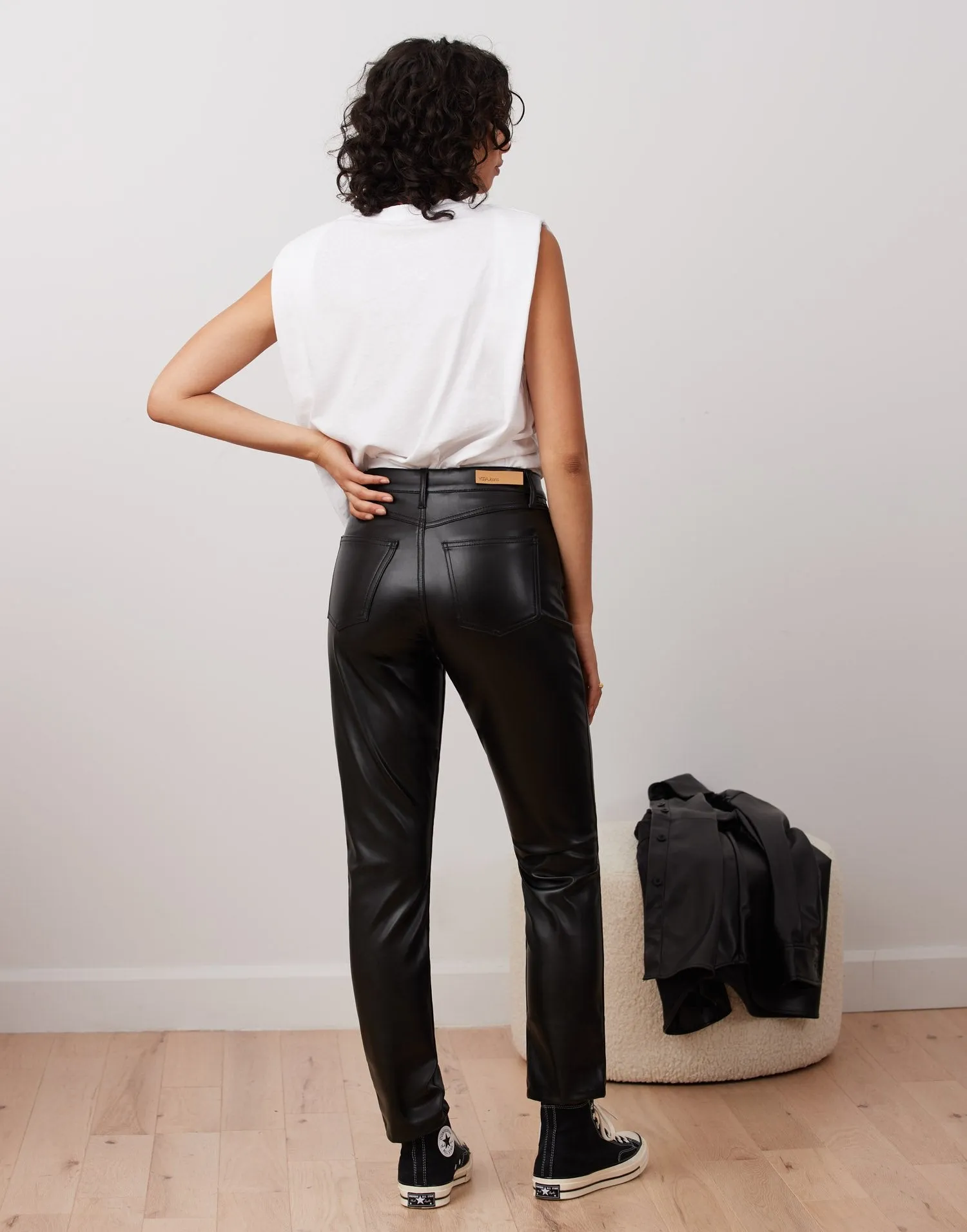 Emily Slim Leather Pant