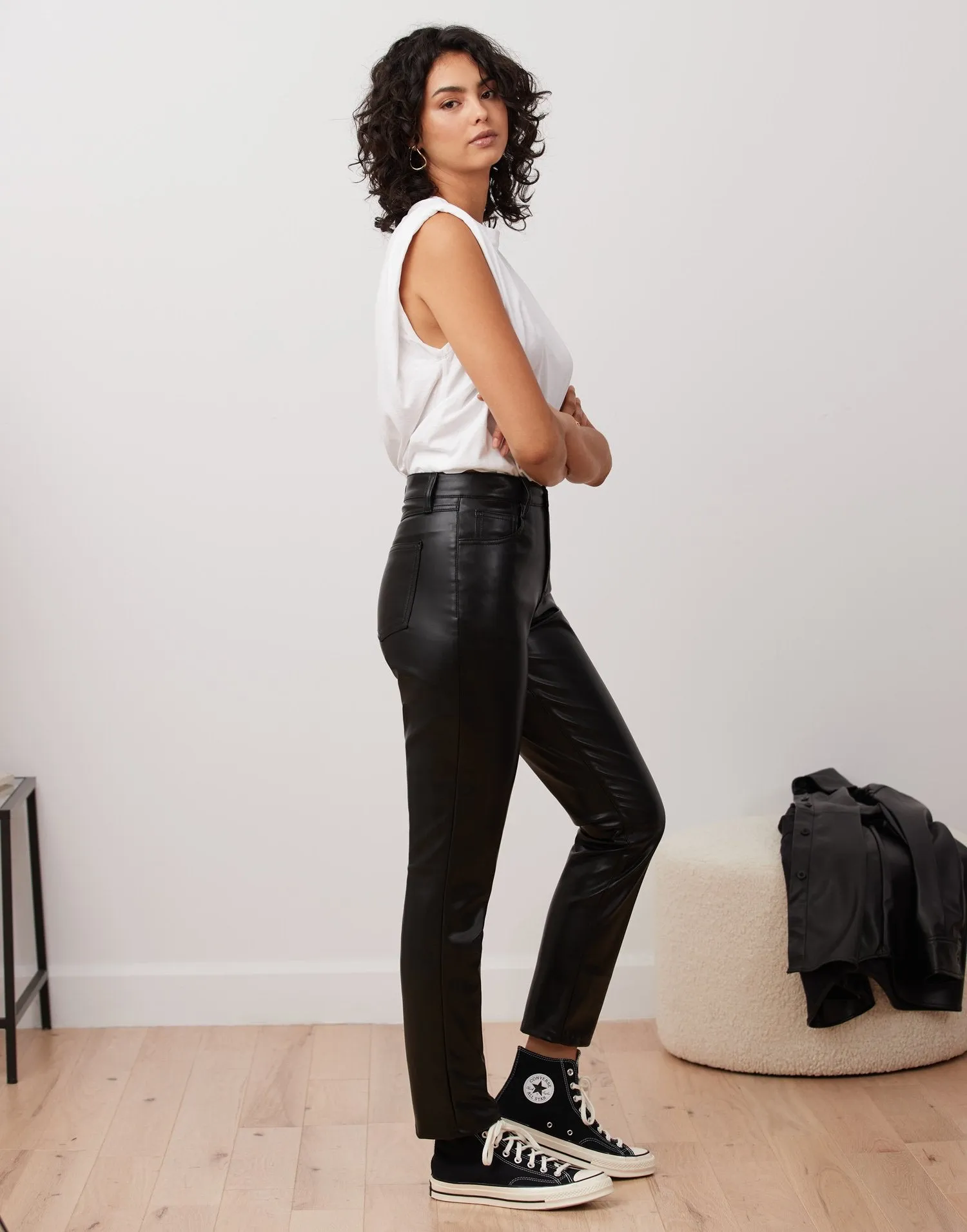 Emily Slim Leather Pant