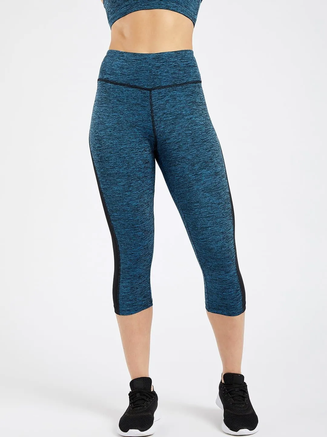 Essential Sapphire Spacedye Hardcore Capri Leggings