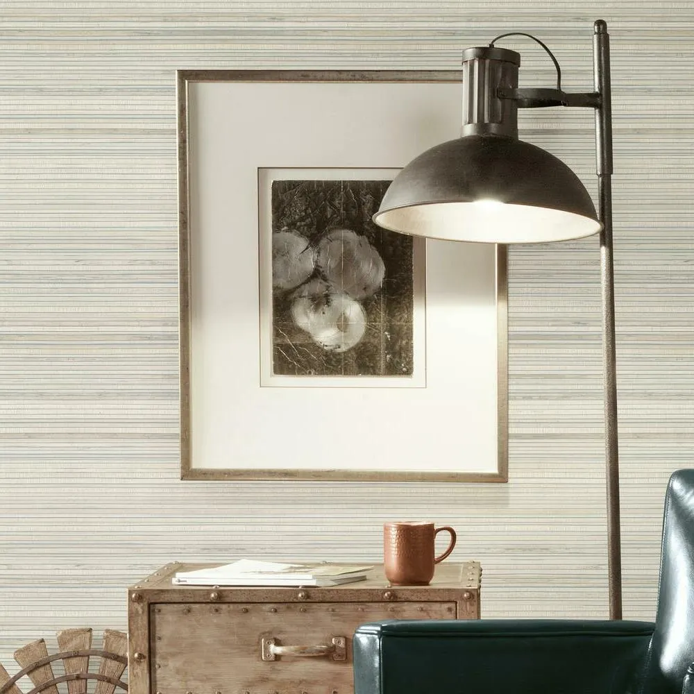 Faux Bamboo Grasscloth Peel and Stick Wallpaper