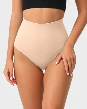 High Waist Seamless Tummy Control Brief Panty