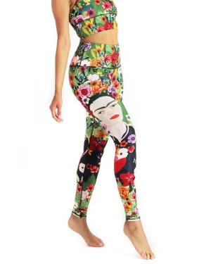 Kahlo Printed Yoga Legging