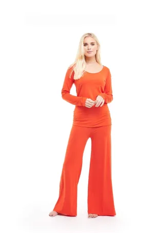 LONG SLEEVE TOP SPICY ORANGE