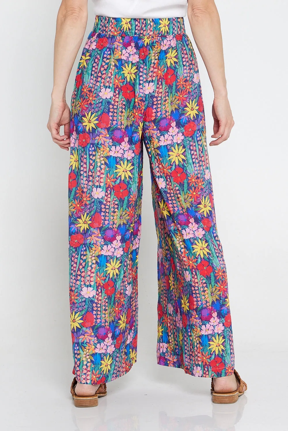 Magnolia Pants - Rainbow Wildflowers