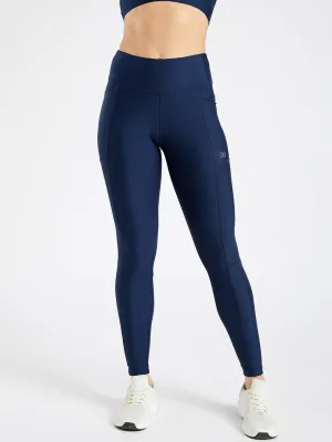 Maxtreme Pace Navy Full Length Pocket Leggings