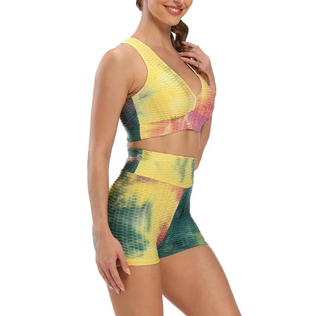 NEW Print Women Yoga Sets fitness sportswear Track Suit