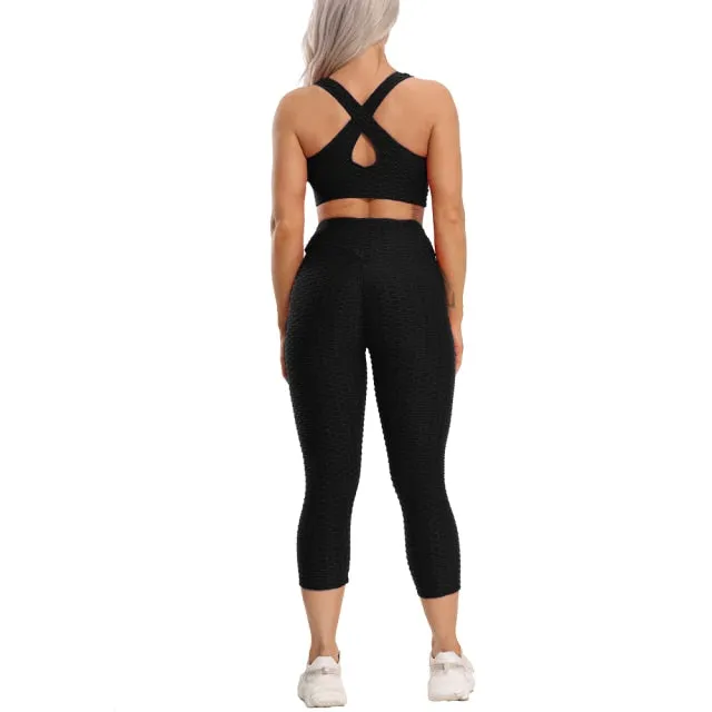 NEW Print Women Yoga Sets fitness sportswear Track Suit