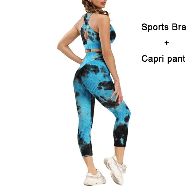 NEW Print Women Yoga Sets fitness sportswear Track Suit