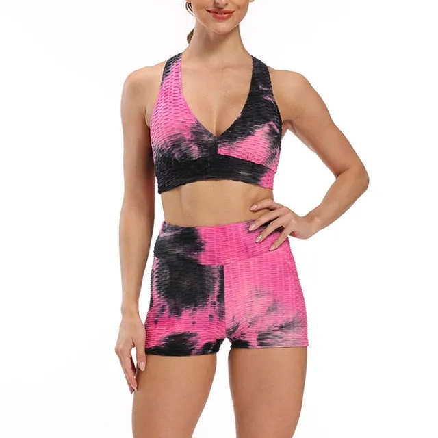 NEW Print Women Yoga Sets fitness sportswear Track Suit