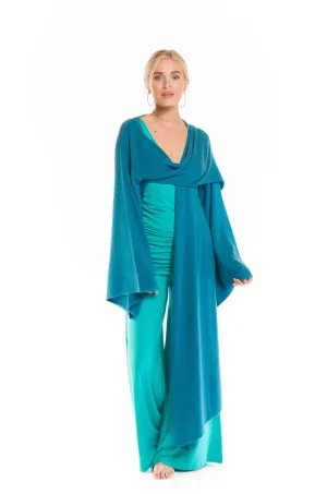 PALAZZO PANTS TURQUOISE