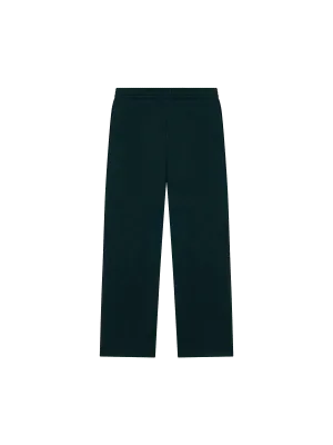 Recycled Wool Jersey Loose Leg Track Pants—foliage green