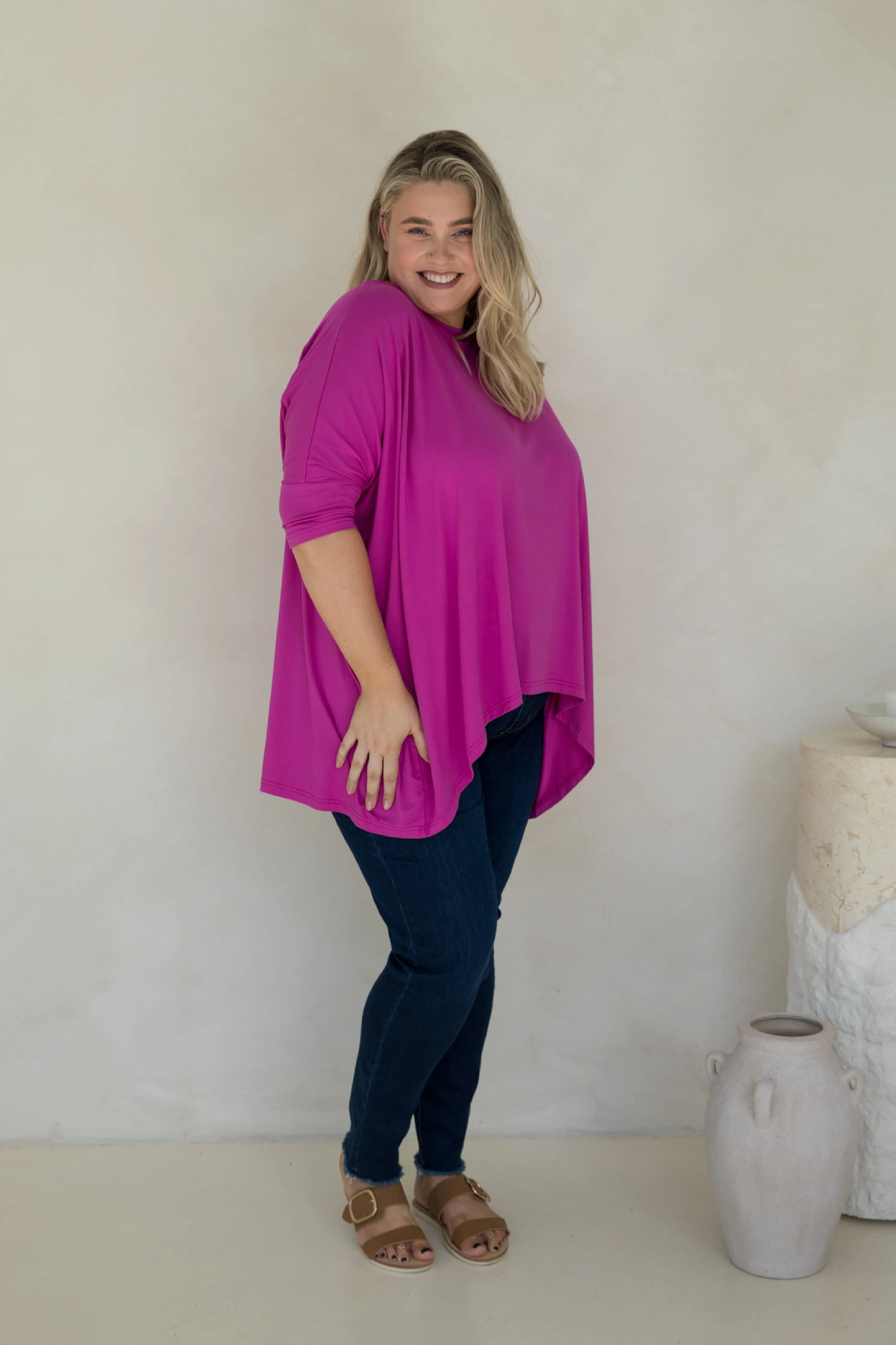 Simplicity Top | Plum Pink | FINAL SALE