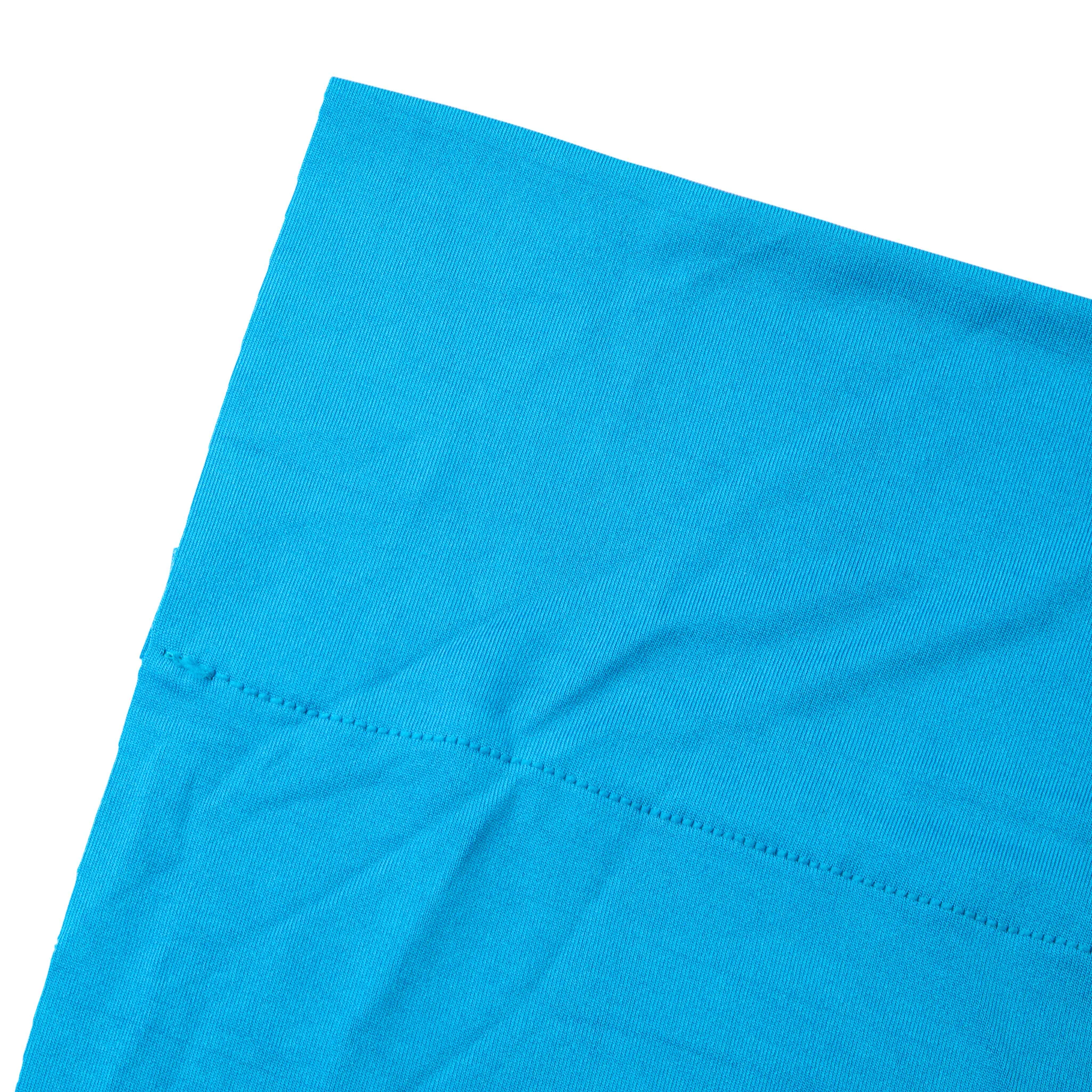 Spandex 4-way Stretch Backdrop Drape Curtain 12ft H x 60" W - Aqua Blue