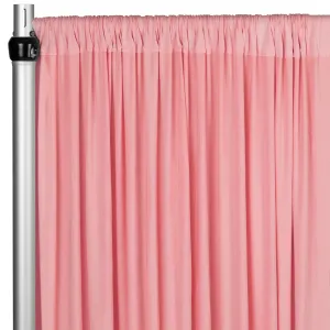 Spandex 4-way Stretch Backdrop Drape Curtain 16ft H x 60" W - Dusty Rose/Mauve