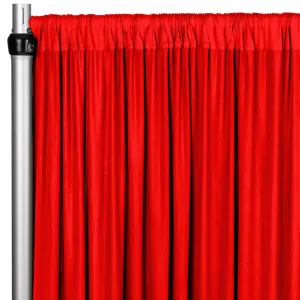 Spandex 4-way Stretch Backdrop Drape Curtain 16ft H x 60" W - Red