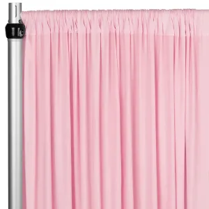 Spandex 4-way Stretch Drape Curtain 12ft H x 60" W - Pink