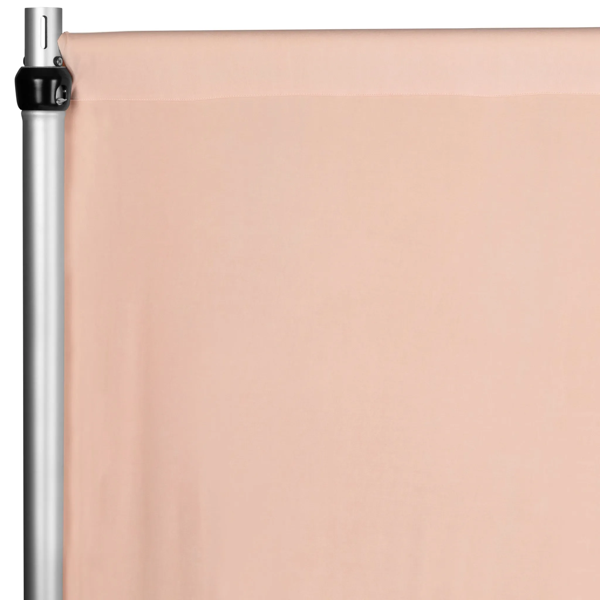 Spandex 4-way Stretch Drape Curtain 8ft H x 60" W - Blush/Rose Gold