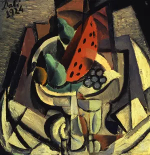 Still Life - (Naturaleza Muerta Sandia) by Salvador Dali