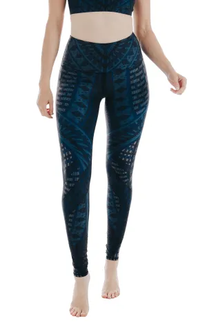 Warrior One Printed Yoga Leggings