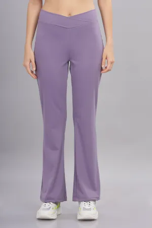 Women’s Lightweight Boot Cut stretchy Pant- Domin8 (Violet)