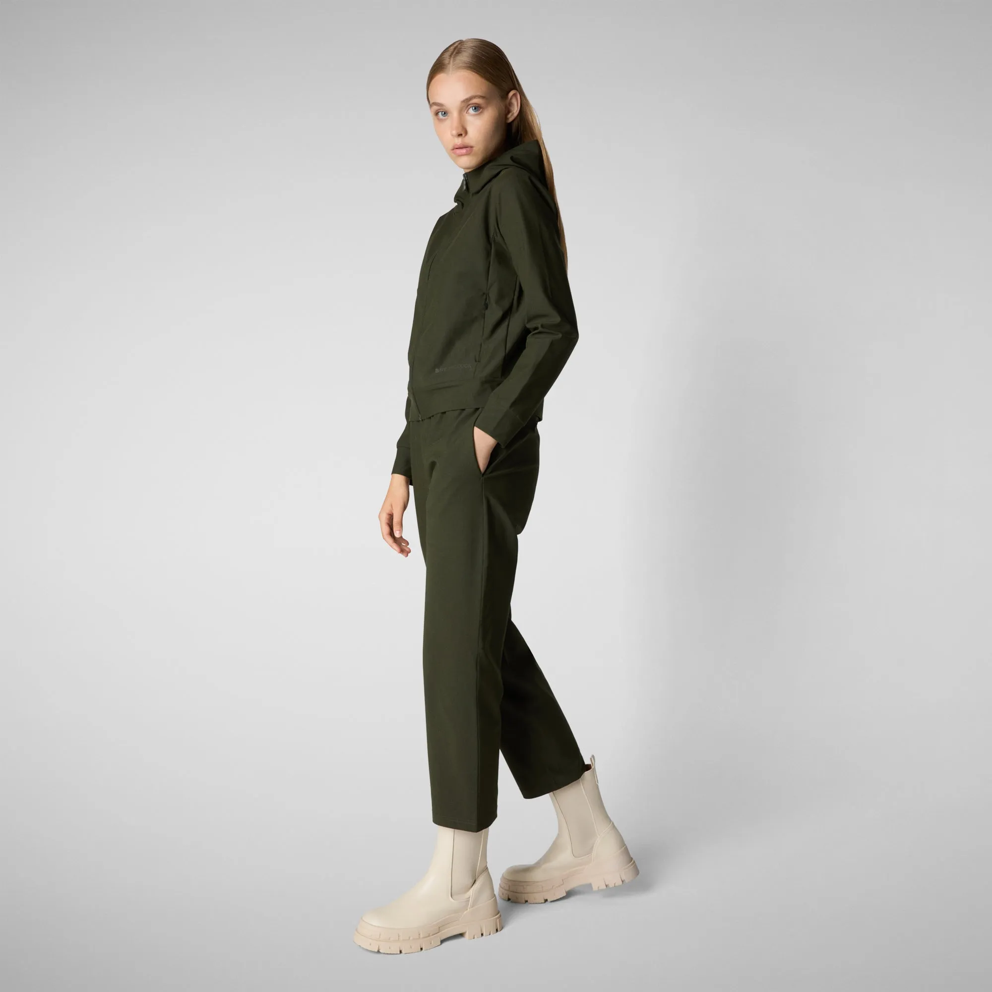 Women's pant Milan in land green