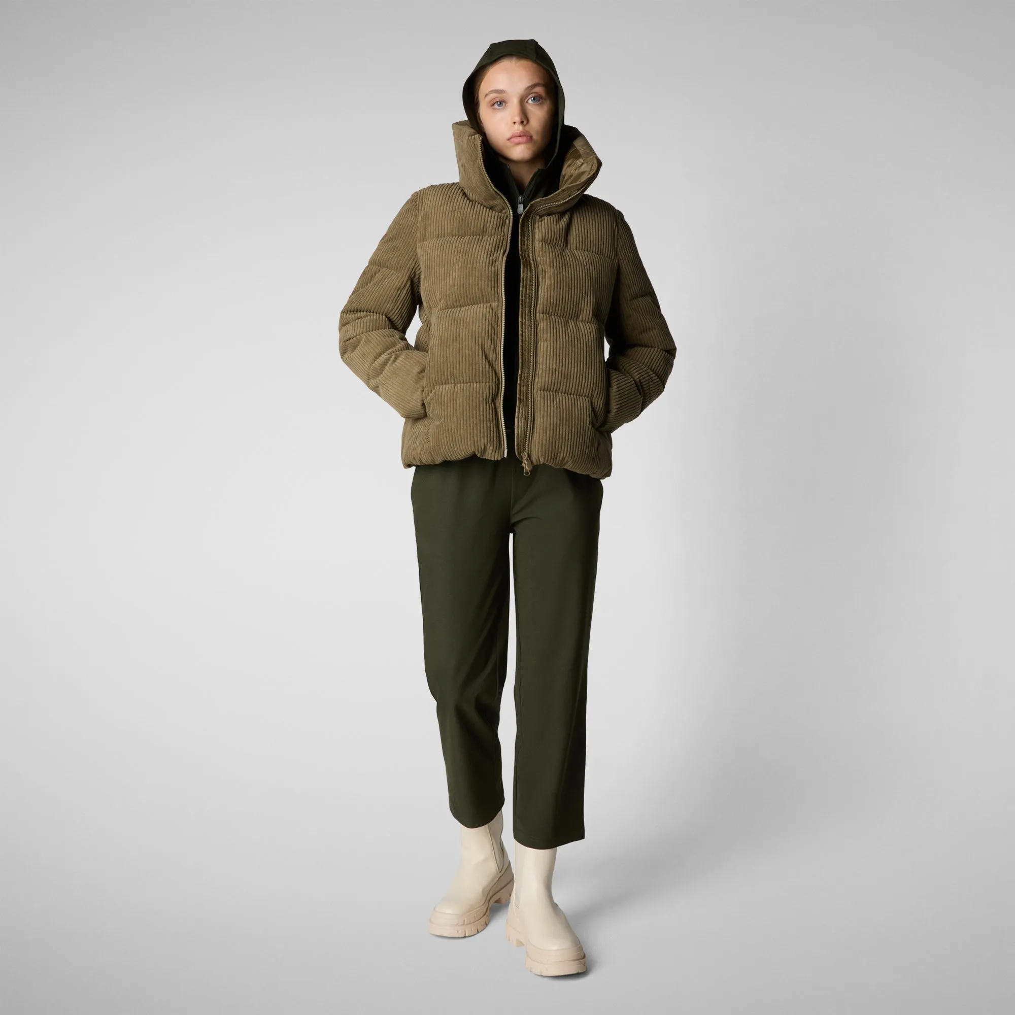 Women's pant Milan in land green