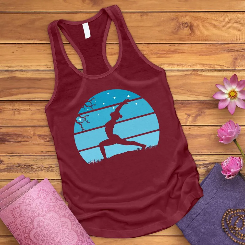 Yoga Moon Pose Tank Top