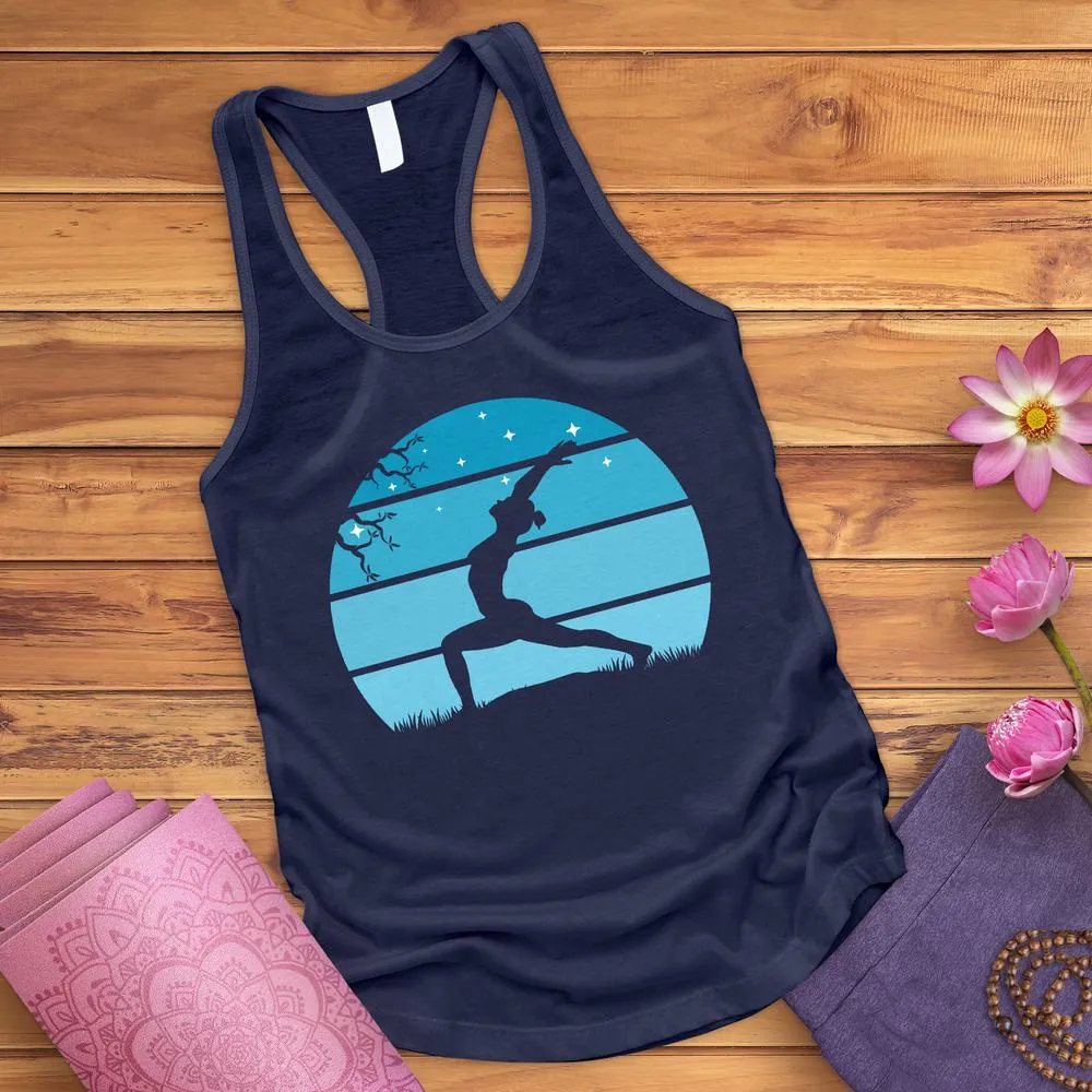 Yoga Moon Pose Tank Top